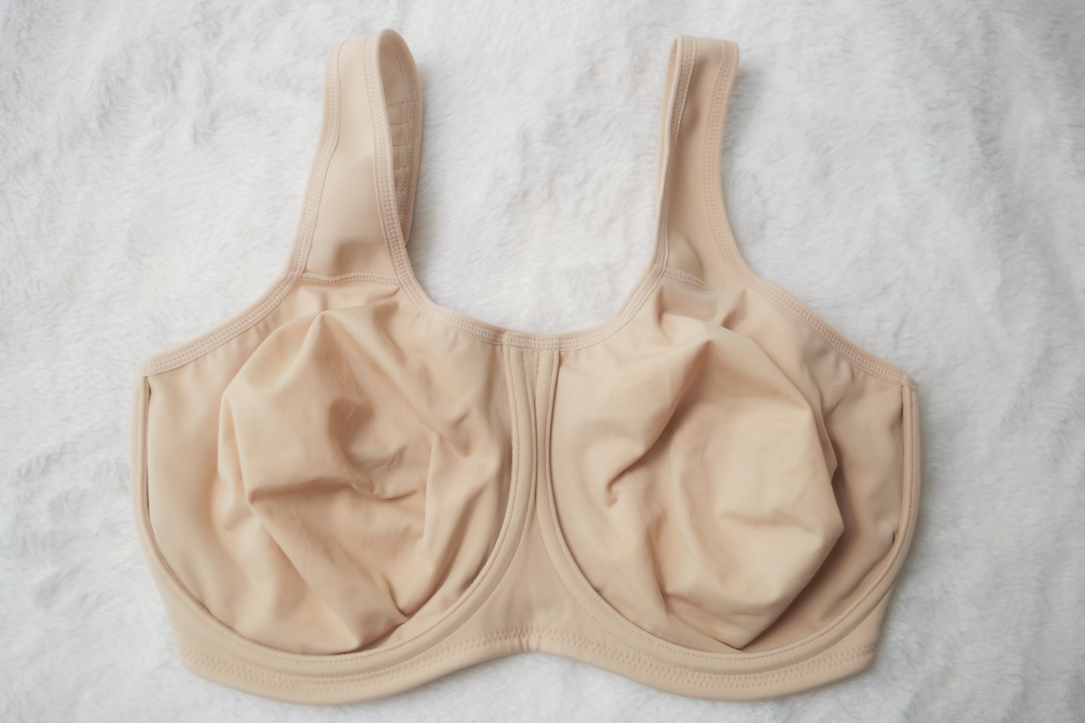 Wacoal 34H 34FF 855170 Simone Sport Underwire Sports Bra Beige