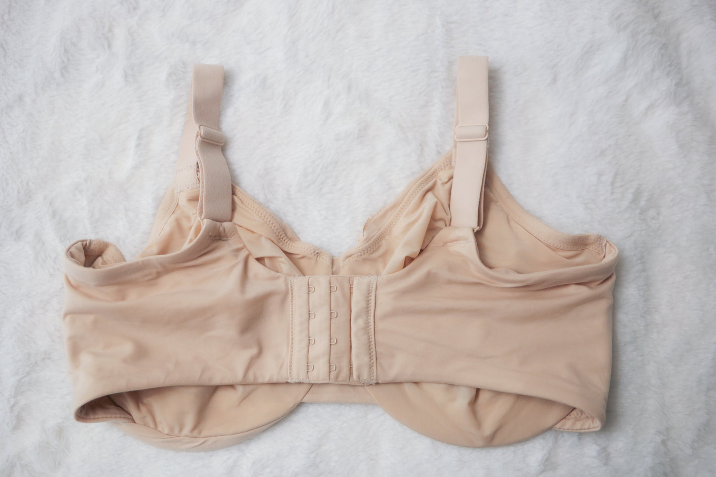 Wacoal US 36H UK 36FF 855213 Perfect Primer Full Figure Underwire Beige Bra