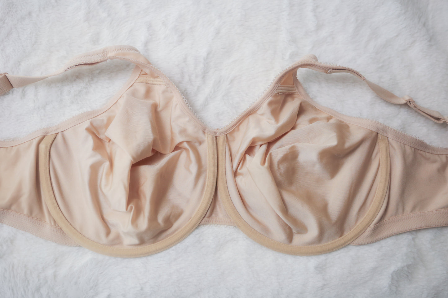 Wacoal 38G 38F 855192 Basic Beauty Full-figure Underwire Unpadded T-shirt Bra Beige Nude