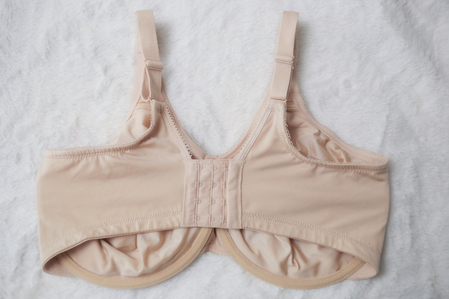 Wacoal 38G 38F 855192 Basic Beauty Full-figure Underwire Unpadded T-shirt Bra Beige Nude