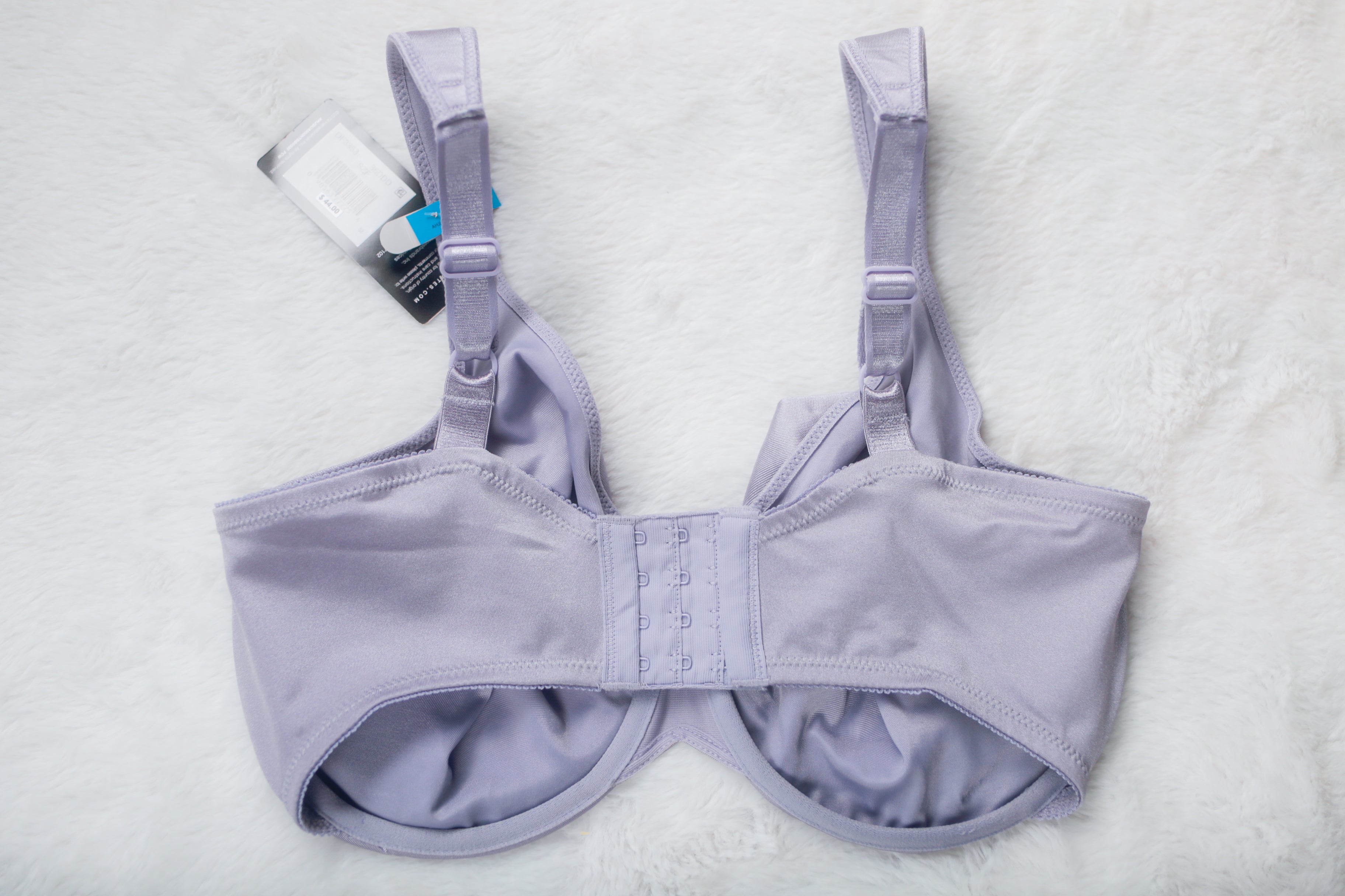 Bali 36DDD Live It Up Seamless 3353 Full Figure Underwire Bra Purple Lilac NEW
