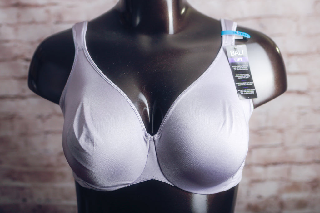 Bali 36DDD Live It Up Seamless 3353 Full Figure Underwire Bra Purple Lilac NEW