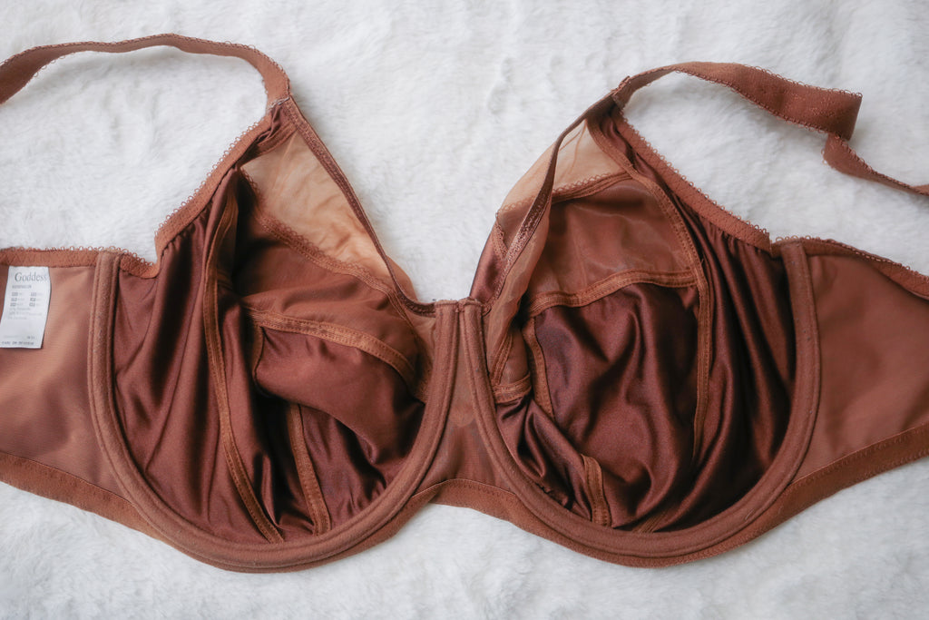 Goddess 40H 46FF GD6090 Keira Banded Full Figure Underwire Bra Brown