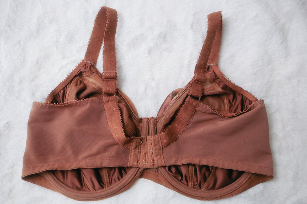 Goddess 40H 46FF GD6090 Keira Banded Full Figure Underwire Bra Brown