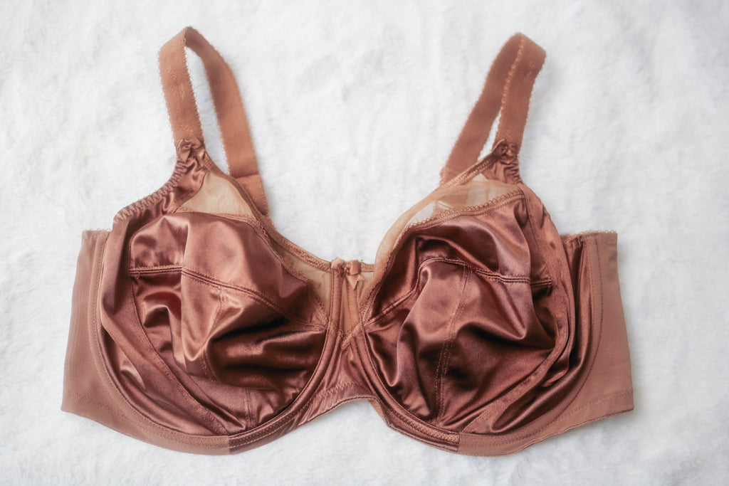 Goddess 40H 46FF GD6090 Keira Banded Full Figure Underwire Bra Brown