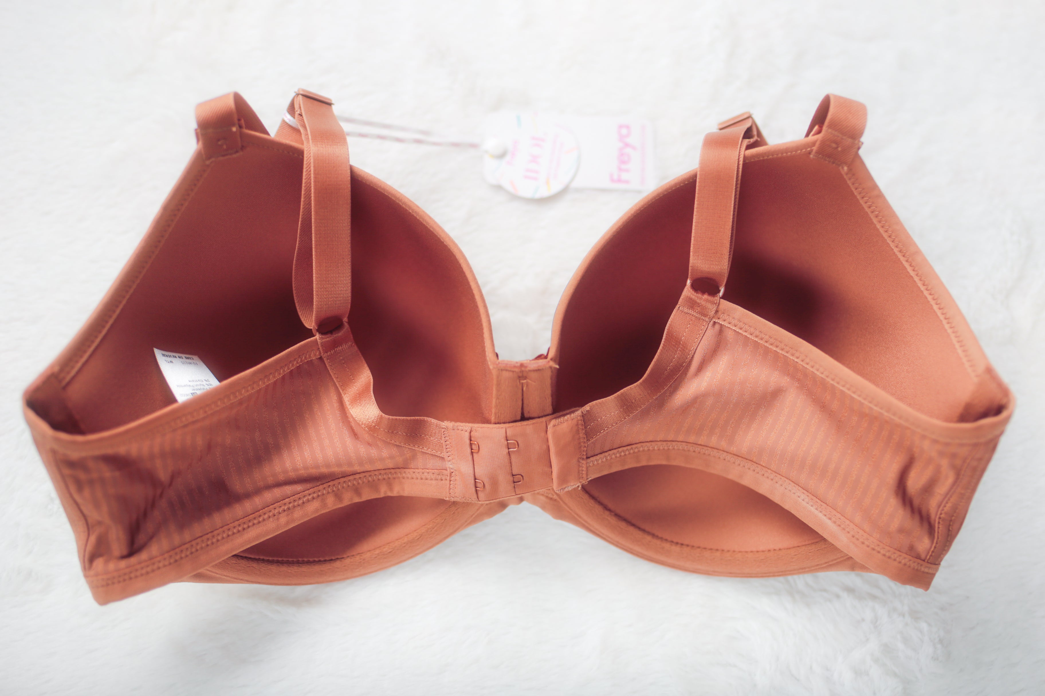 Freya US 38DDD UK 38E Idol Molded Underwire AA1050 Full Coverage Bra Brown NEW