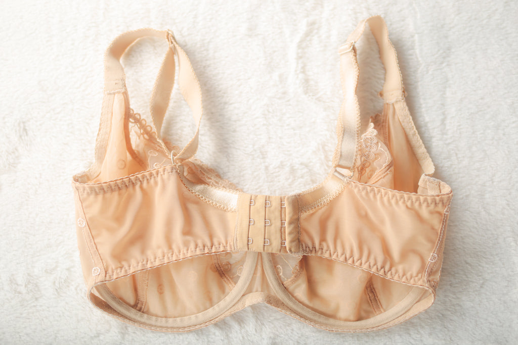 Curvy Kate US 34J UK 34GG Unlined Embroidered Lace Underwire Balconette Bra Beige