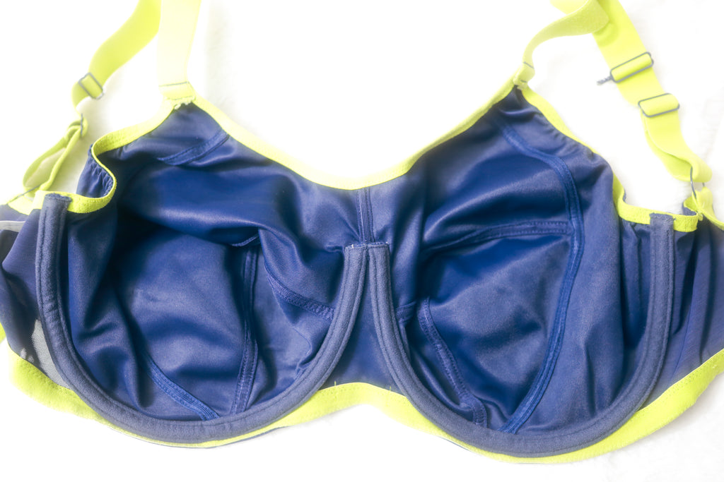 Elomi US 34K UK 34H EL8041 Energise Sports Bra Blue