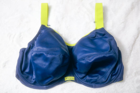 Elomi US 34K UK 34H EL8041 Energise Sports Bra Blue