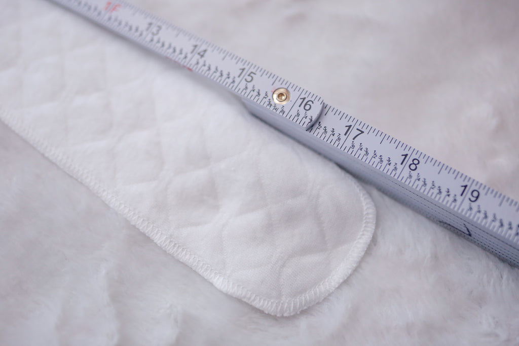 Bra Liners Sweat Absorbing Cotton Under-breast Pad 18"x3" Washable 5-pack White