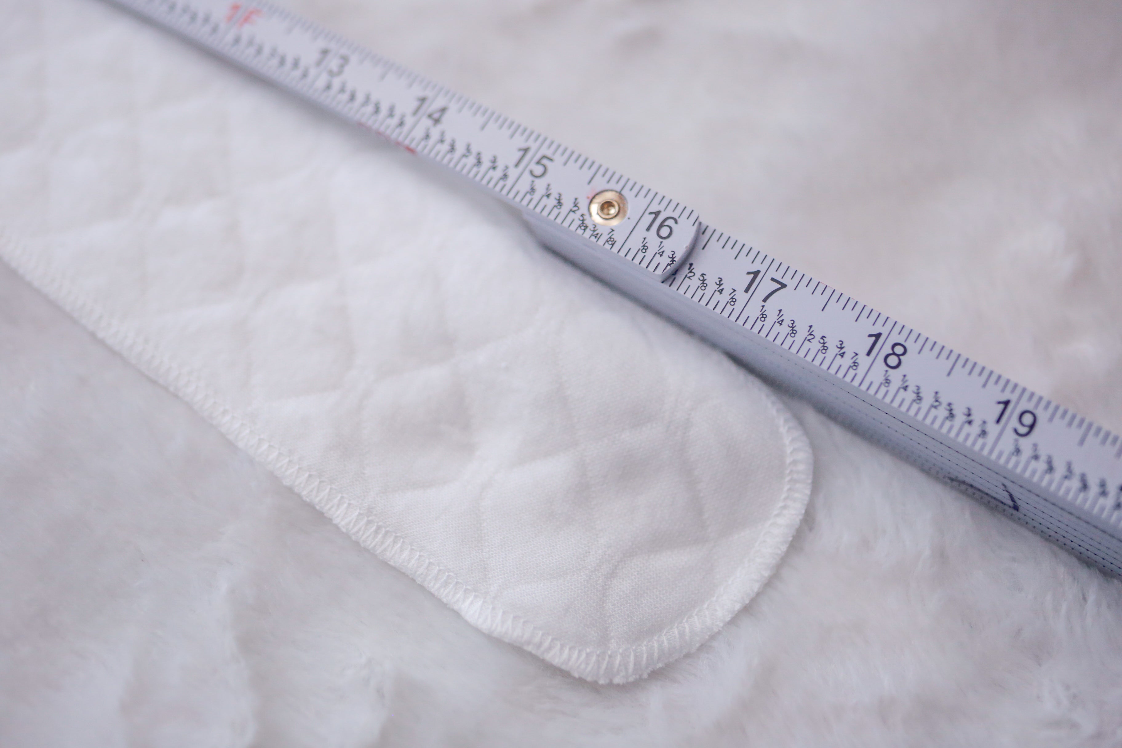 Bra Liners Sweat Absorbing Cotton Under-breast Pad 18"x3" Washable 5-pack White