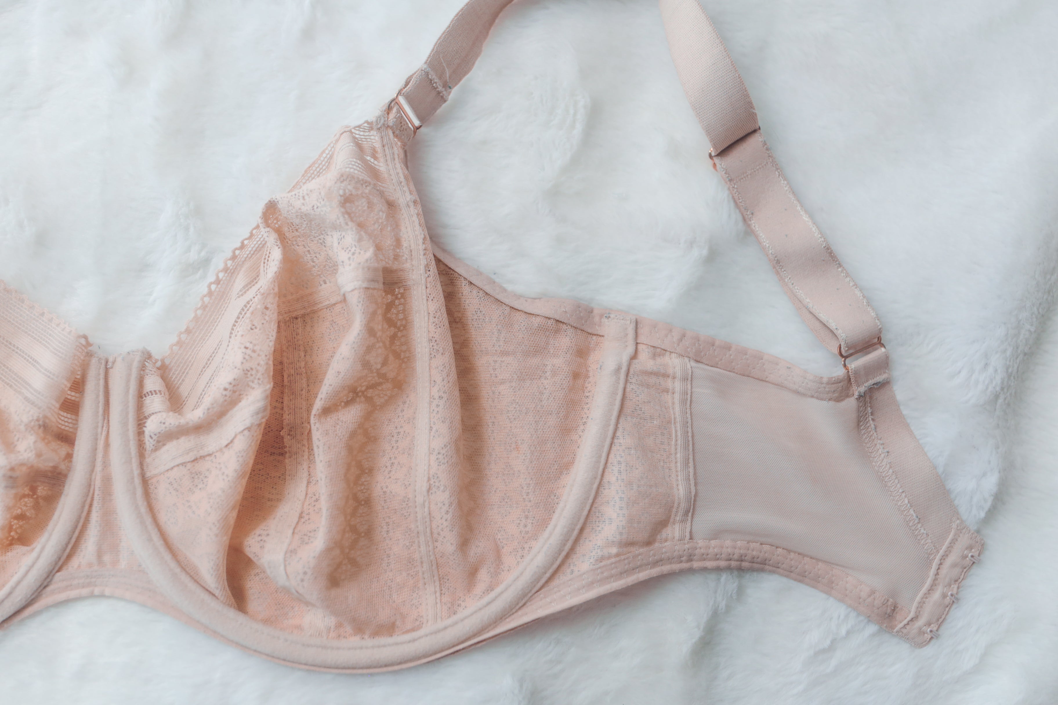 Freya US 32L UK 32HH Viva AA5641 Underwire Side-Support Full Coverage Bra Nude