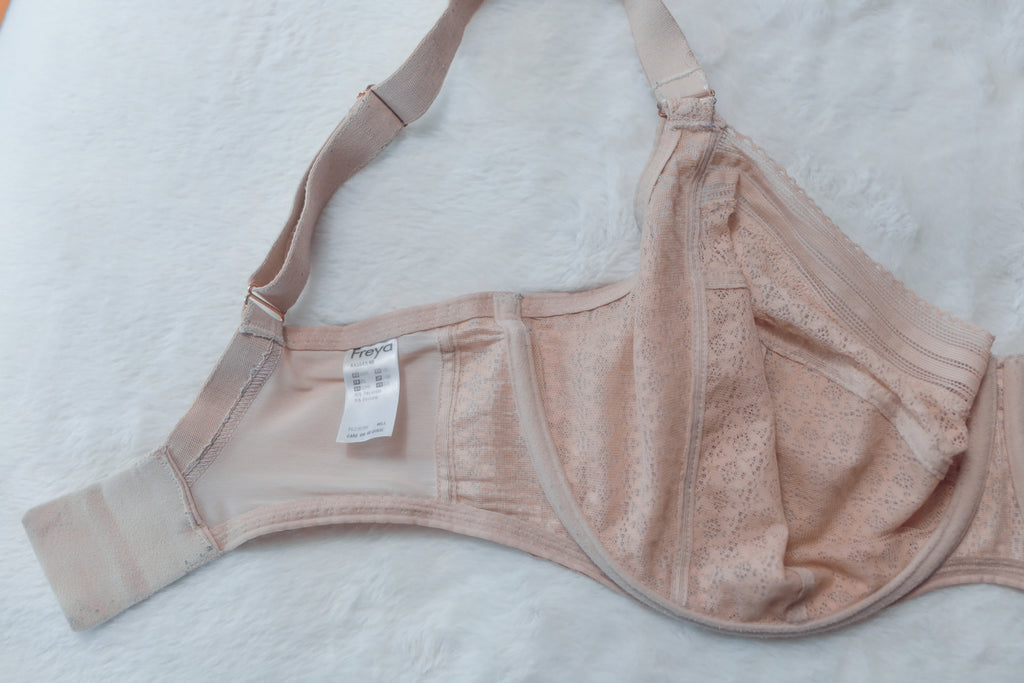 Freya US 32L UK 32HH Viva AA5641 Underwire Side-Support Full Coverage Bra Nude