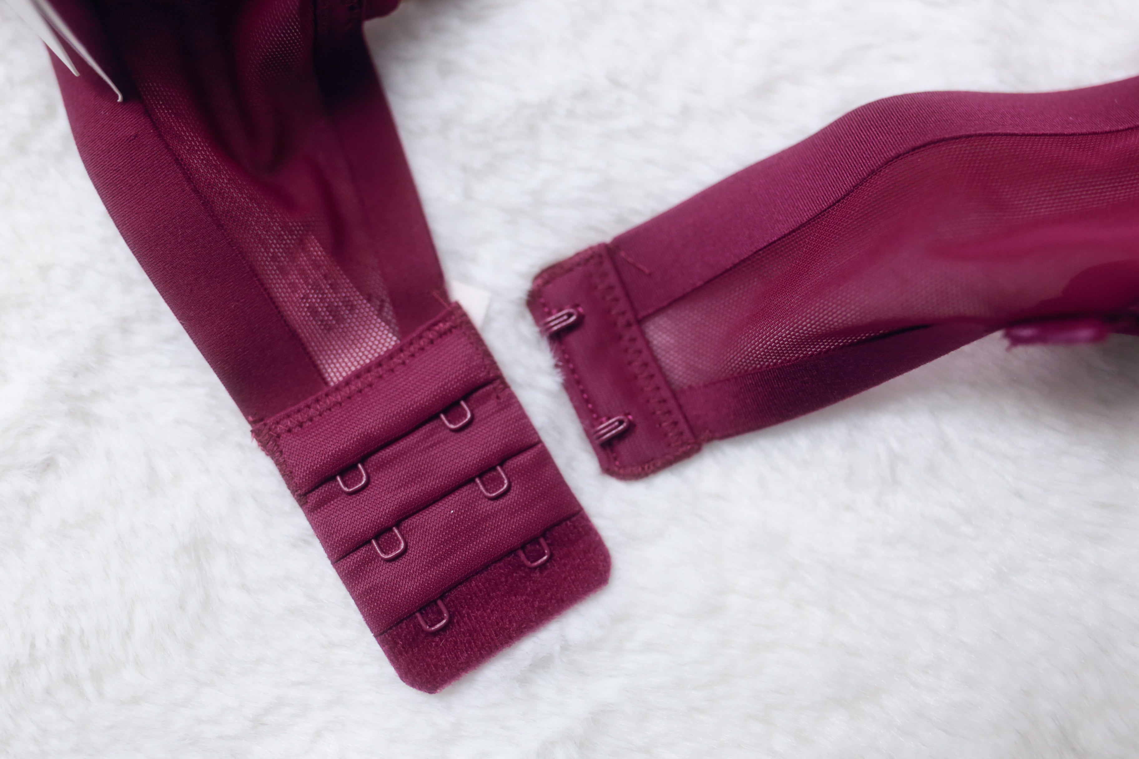 Auden 36C Unlined Demi Underwire Bra Dark Purple NEW