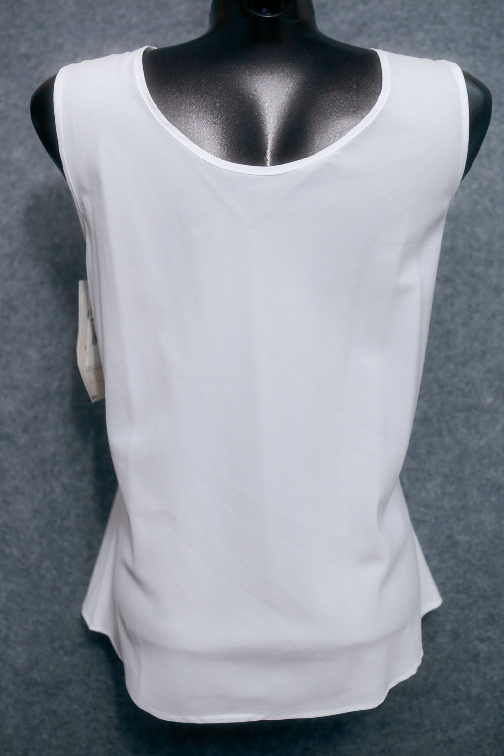 Cinema Etoile Eyelet Cami Chemise Lingerie White Satin and Lace: Size Small NEW