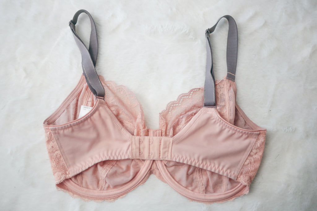 Freya US 34I UK 34G Offbeat Side Support AA5451 Underwire Unpadded Bra Pink