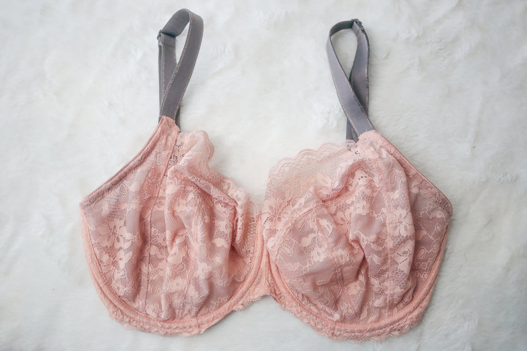 Freya US 34I UK 34G Offbeat Side Support AA5451 Underwire Unpadded Bra Pink