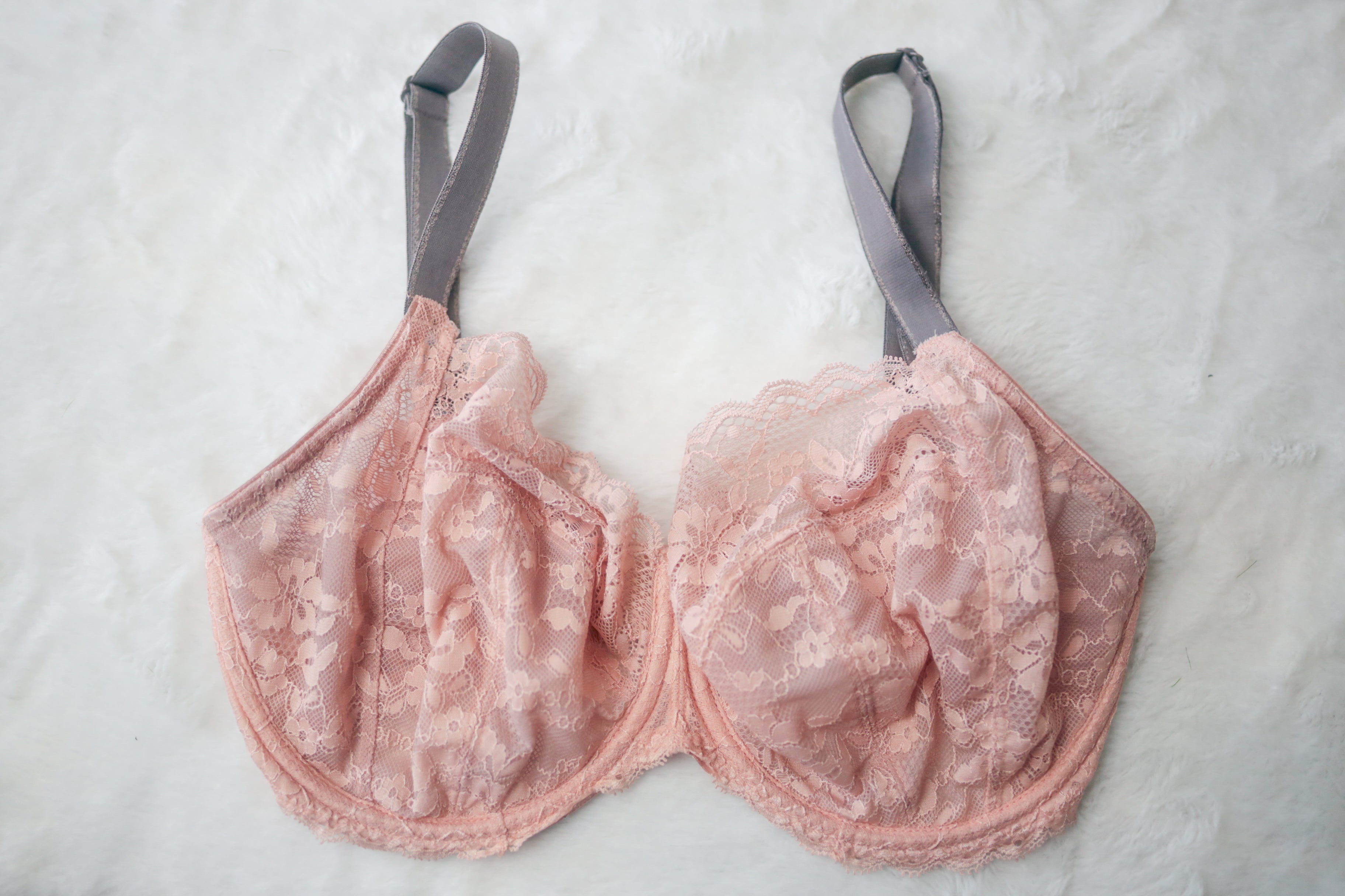 Freya US 34I UK 34G Offbeat Side Support AA5451 Underwire Unpadded Bra Pink