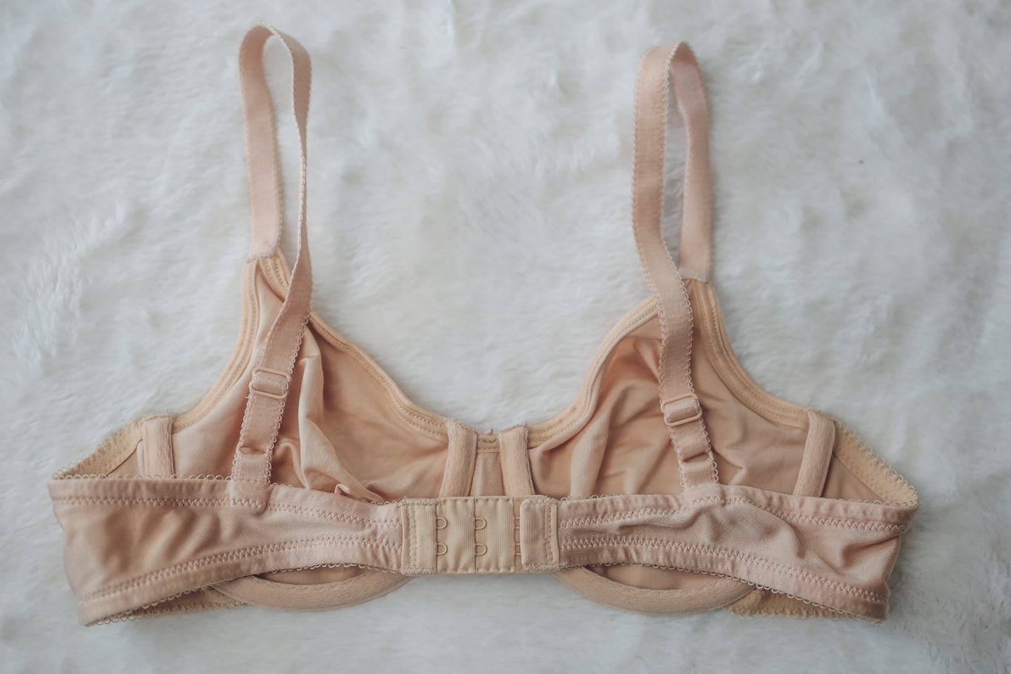 Wacoal 36B 85182 Bodysuede Unpadded Underwire Beige Bra