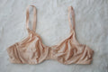 Wacoal 36B 85182 Bodysuede Unpadded Underwire Beige Bra