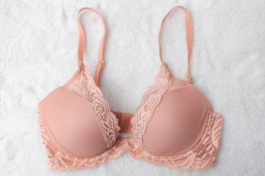Natori 32C Feathers Contour T-shirt Bra Pink Mauve