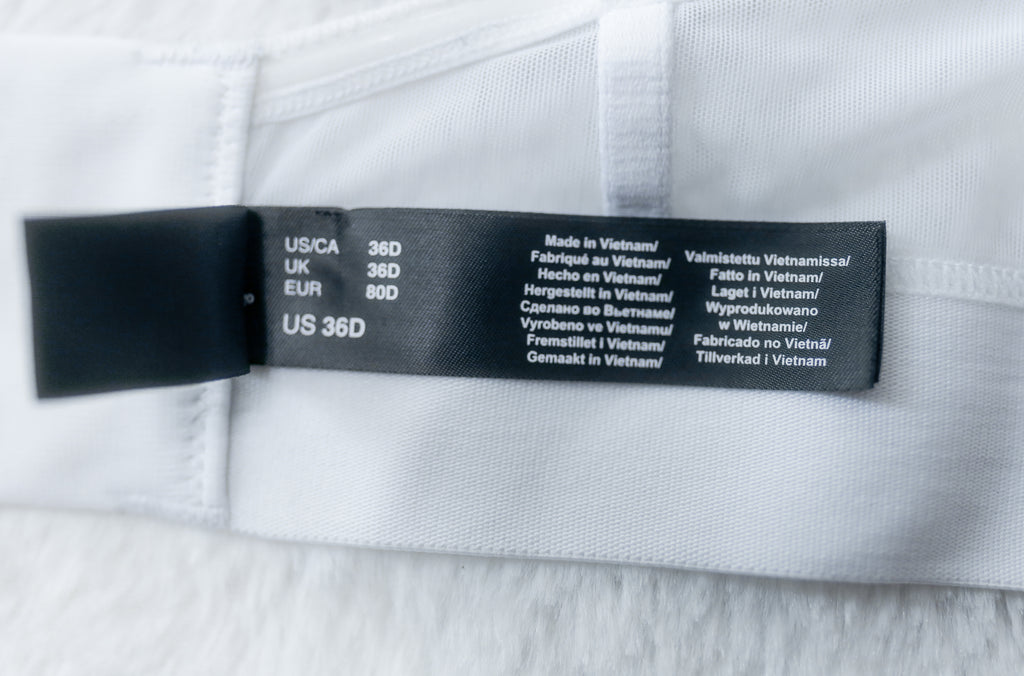 DKNY 36D Sheers Unlined Mesh Balconette Sheer Convertible Bra White NEW