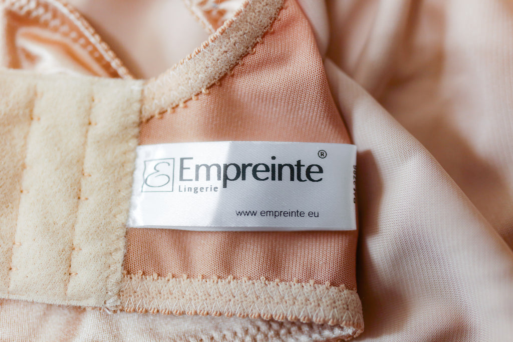 Empreinte 40F Melody Seamless Unlined Breathable Full Coverage Bra Beige NEW