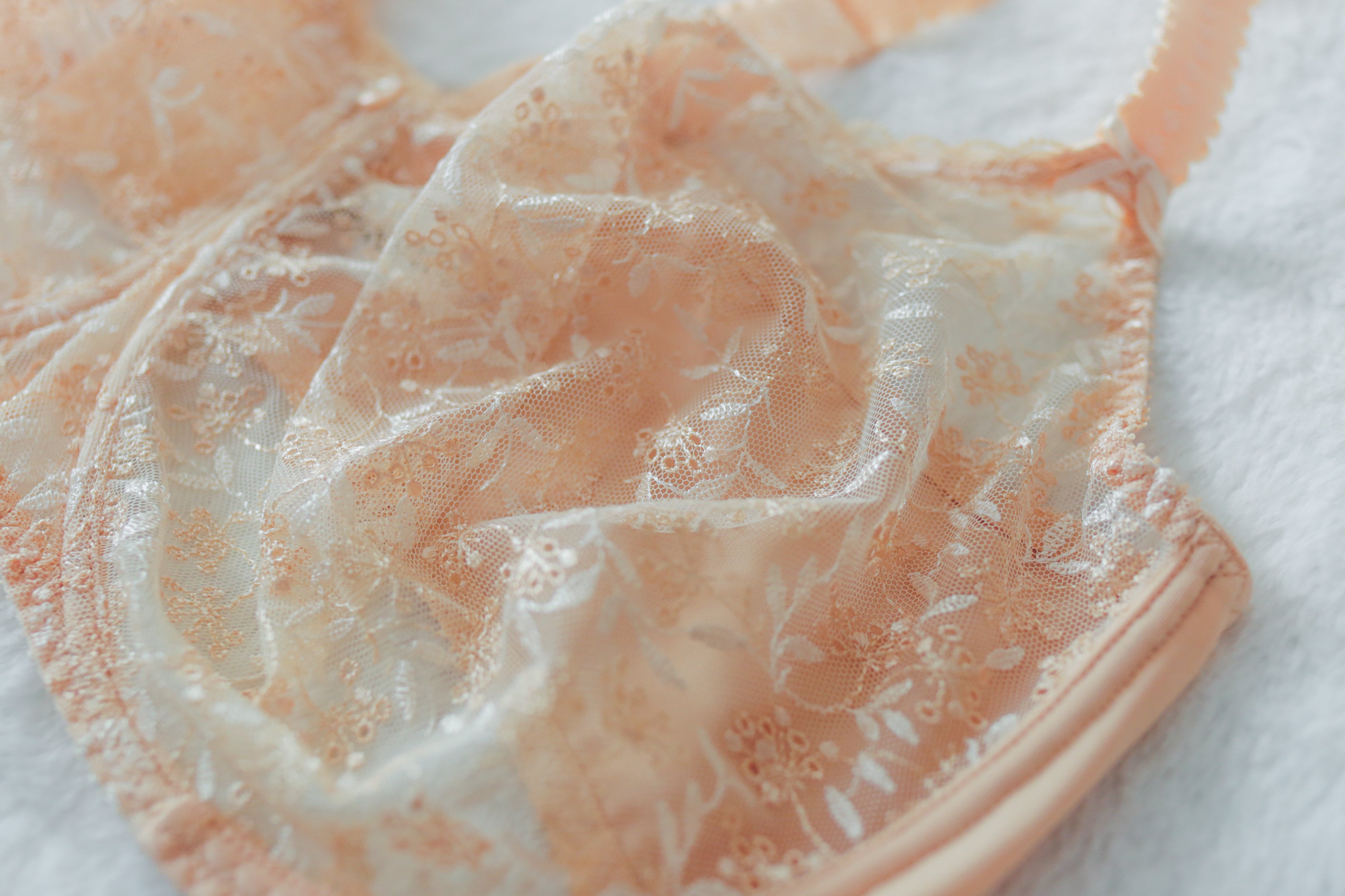 Empreinte 42F Sable Dore Aurore Unlined Emboidered Full Cup Coverage Bra NEW