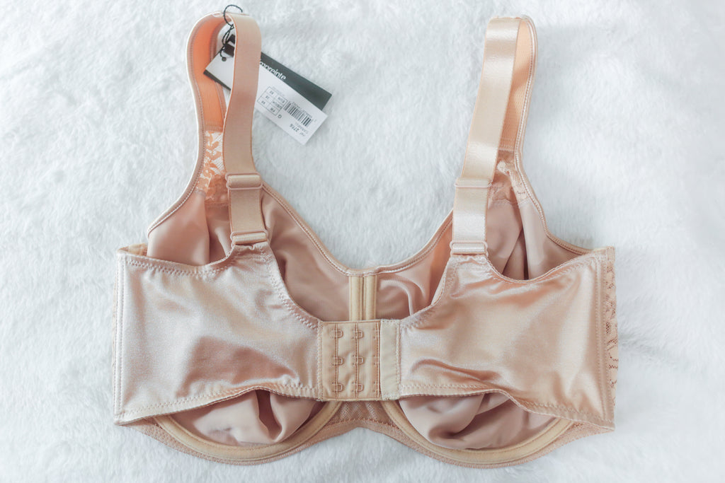 Empreinte 38G Melody Seamless Unlined Breathable Full Coverage Bra Beige NEW