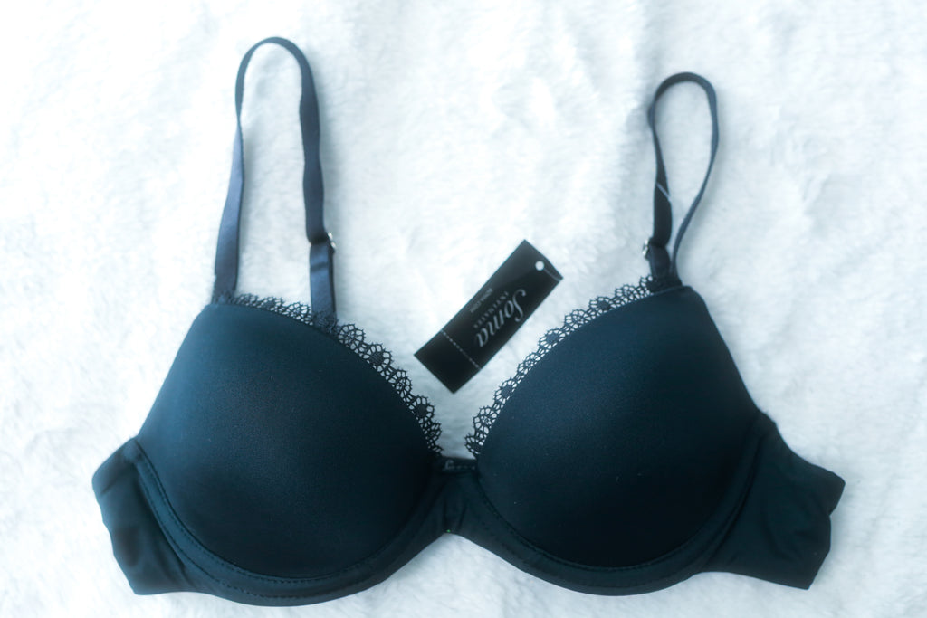 Soma 32B Desiree Push-up Underwire T-shirt Bra Black NEW