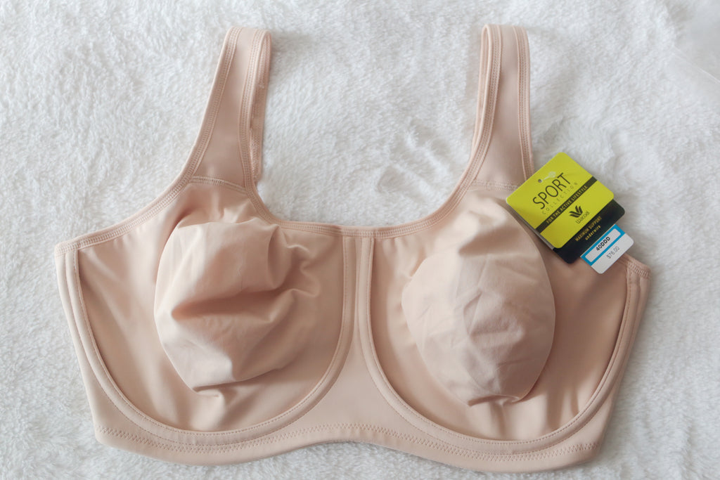 Wacoal US 40DDD UK 40E Simone Sport Underwire Sports Bra Beige 855170 NEW