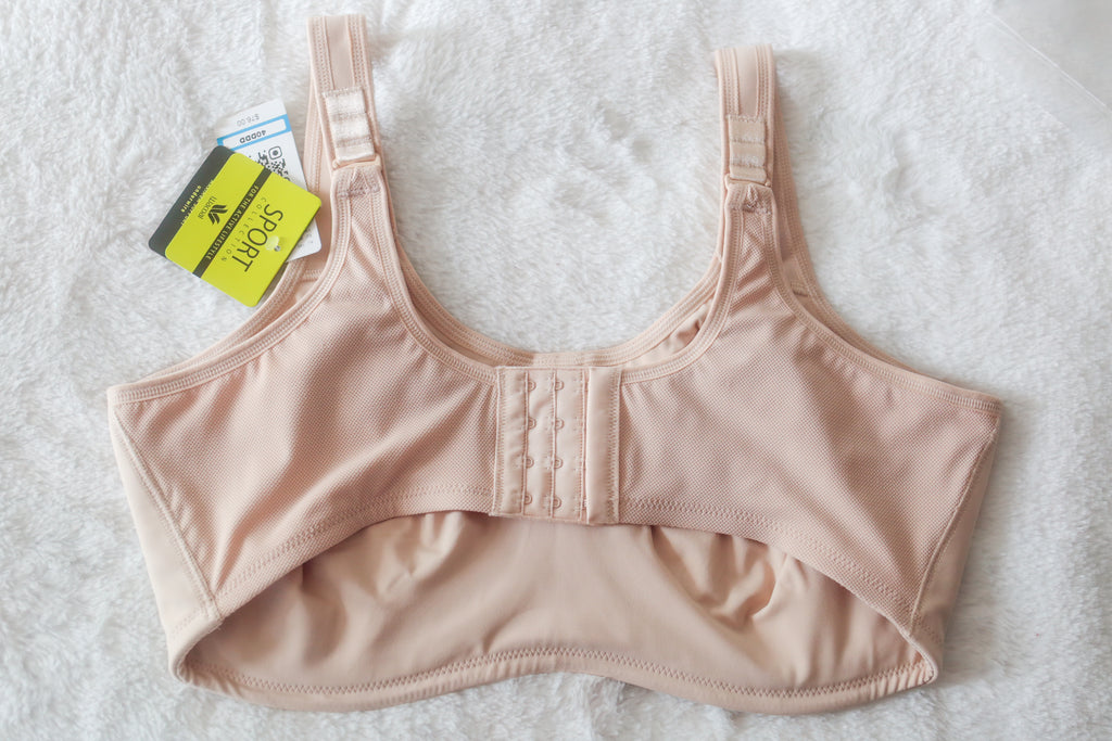 Wacoal US 40DDD UK 40E Simone Sport Underwire Sports Bra Beige 855170 NEW