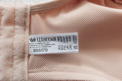 Wacoal US 40DDD UK 40E Simone Sport Underwire Sports Bra Beige 855170 NEW
