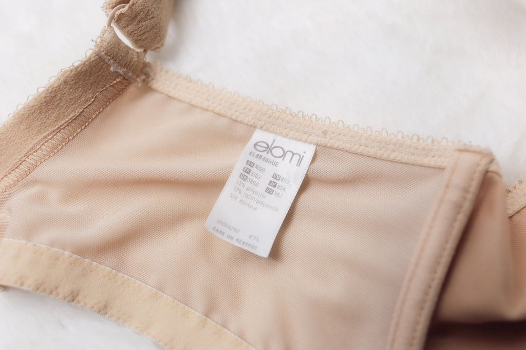 Elomi US 38J UK 38GG EL8840 Etta Non-padded Bra Nude