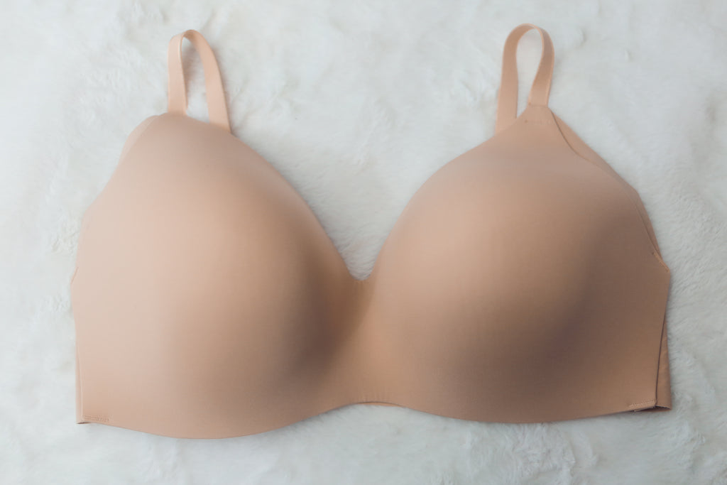 Knix 8 40D 42D 40DD 42DD 40DDD WingWoman Seamless Wireless Contour T-shirt Bra Beige