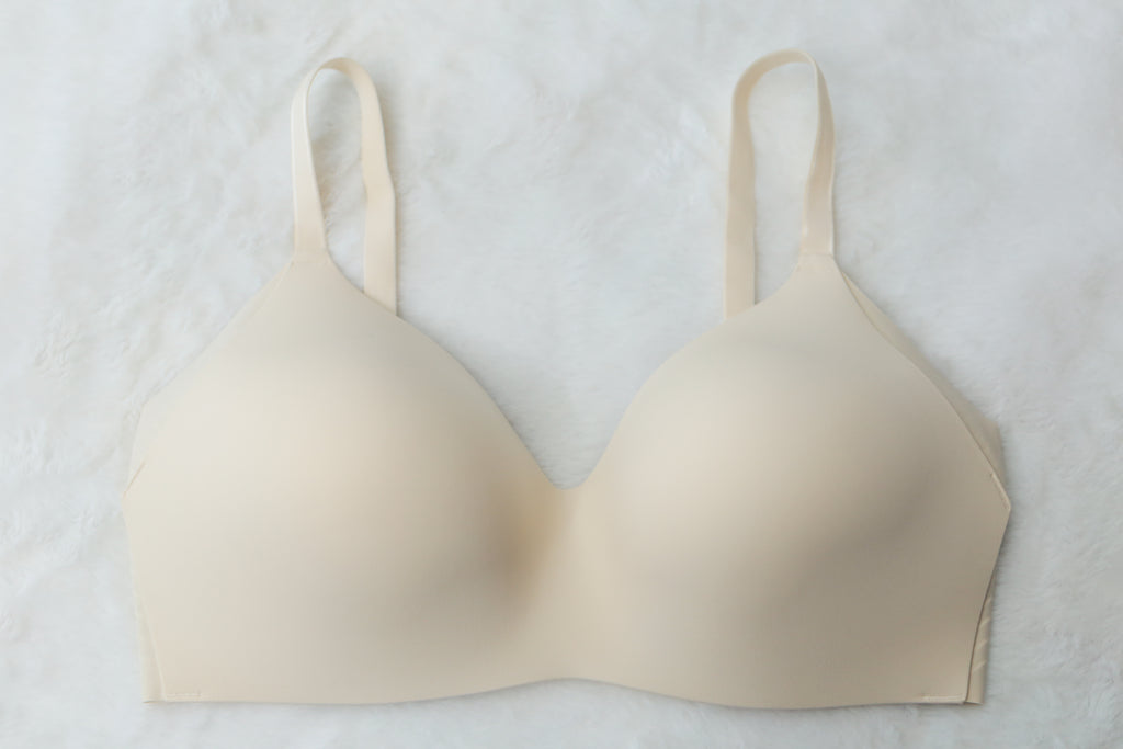 Knix 7 36DD 38DD 36DDD WingWoman Seamless Wireless Contour T-shirt Bra Cream