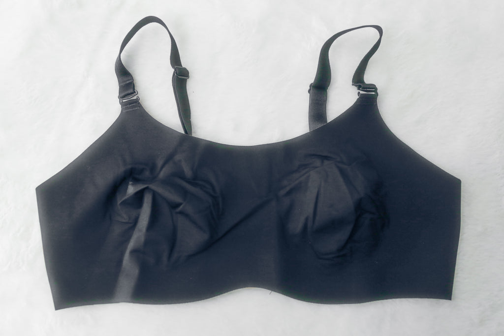 Knix Knixwear 4 34C 32D 34D Seamless Wireless Unpadded Contour T-shirt Bra Black