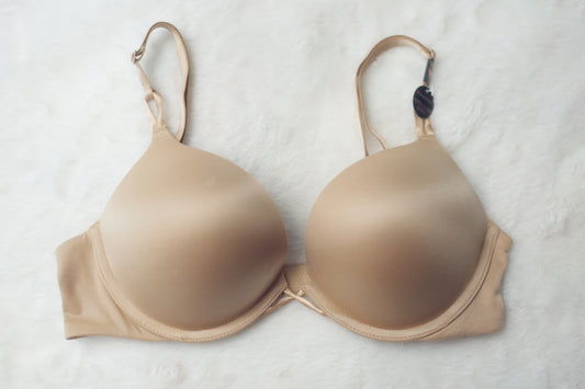 Victoria's Secret 34B Bombshell Push-up Multiway Strap Bra Beige NEW