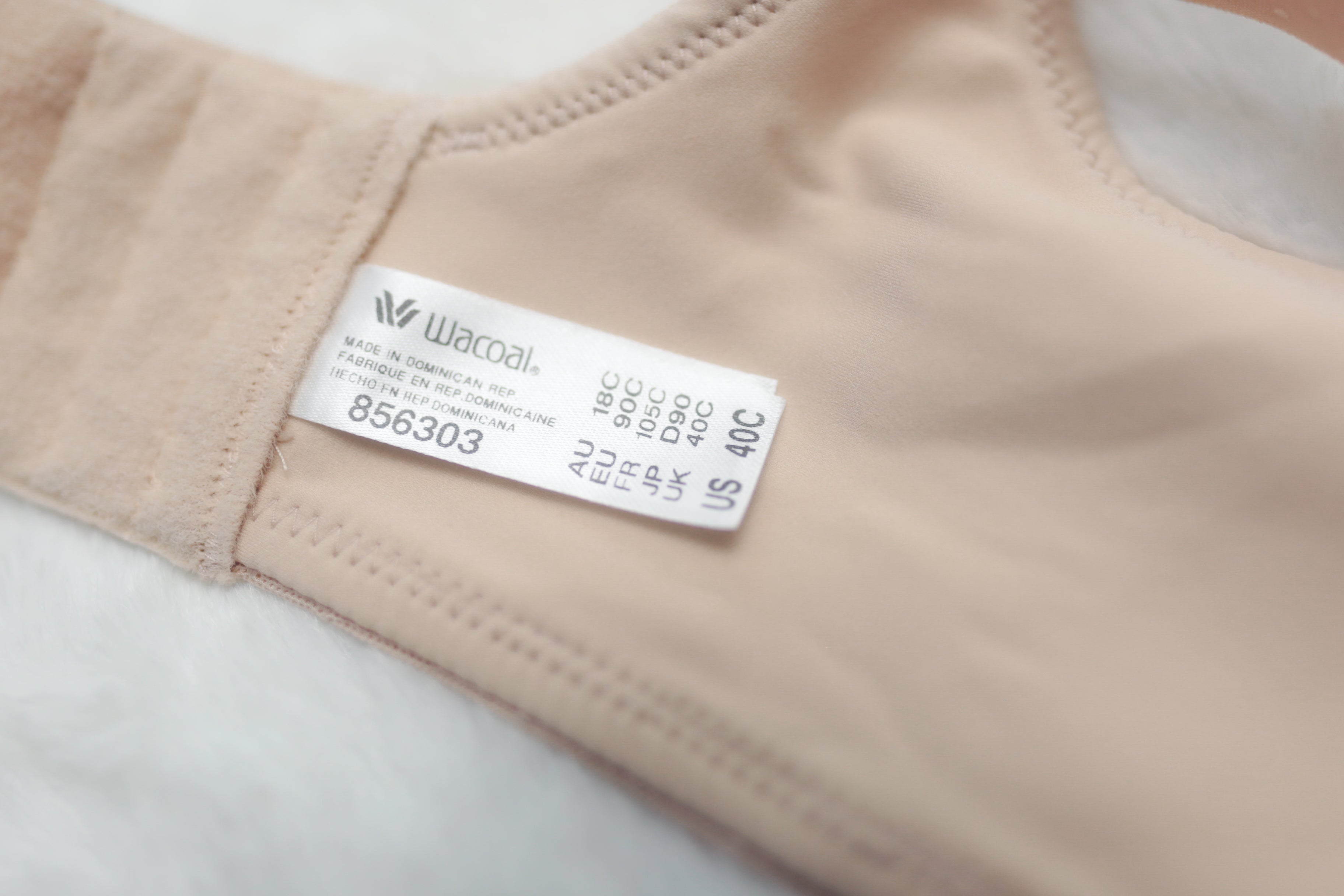 Wacoal 40C Back Appeal Wire Free 856303 Wireless Bra Nude