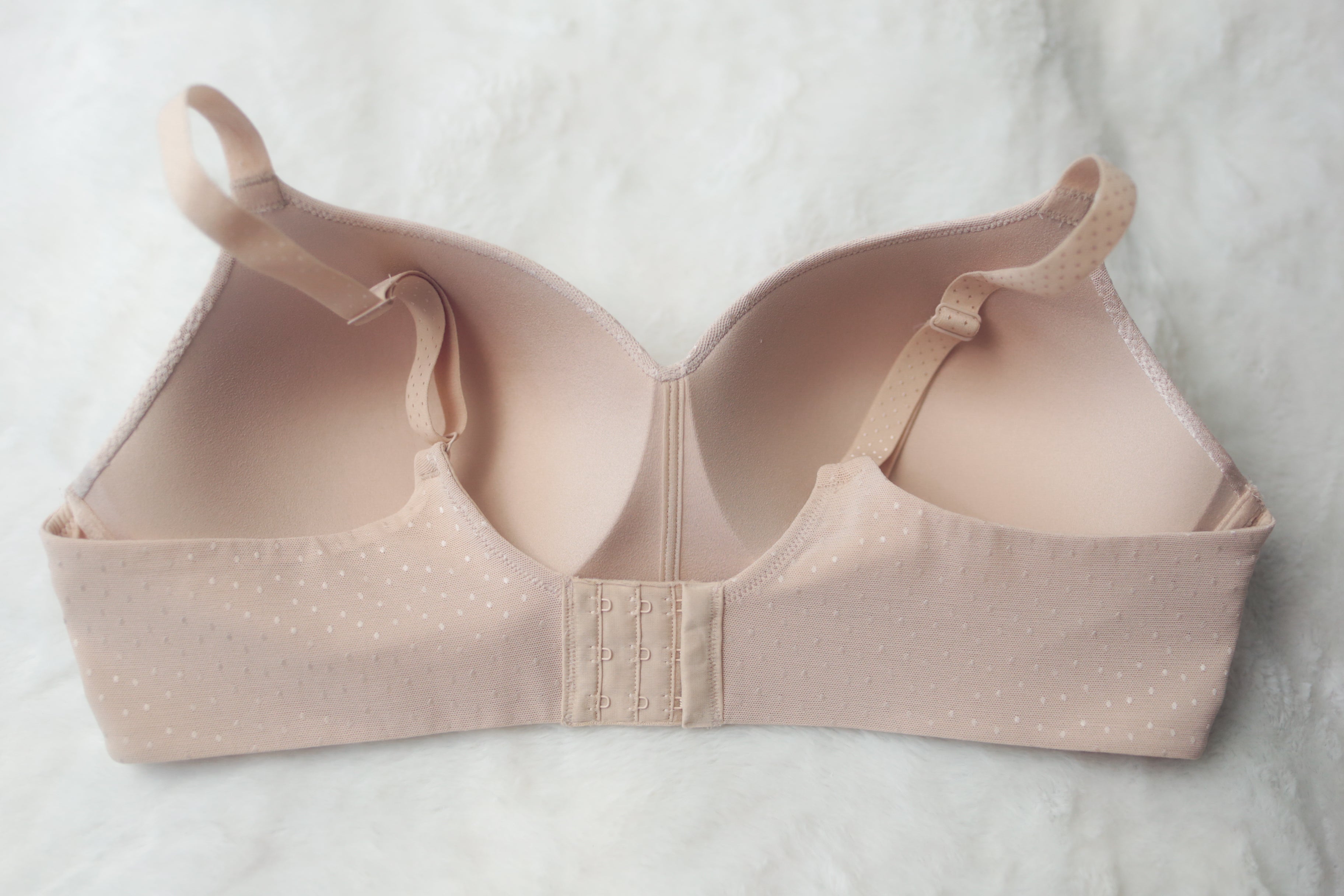 Wacoal 40C Back Appeal Wire Free 856303 Wireless Bra Nude