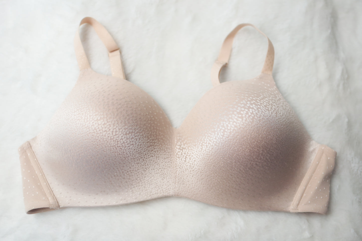 Wacoal 40C Back Appeal Wire Free 856303 Wireless Bra Nude