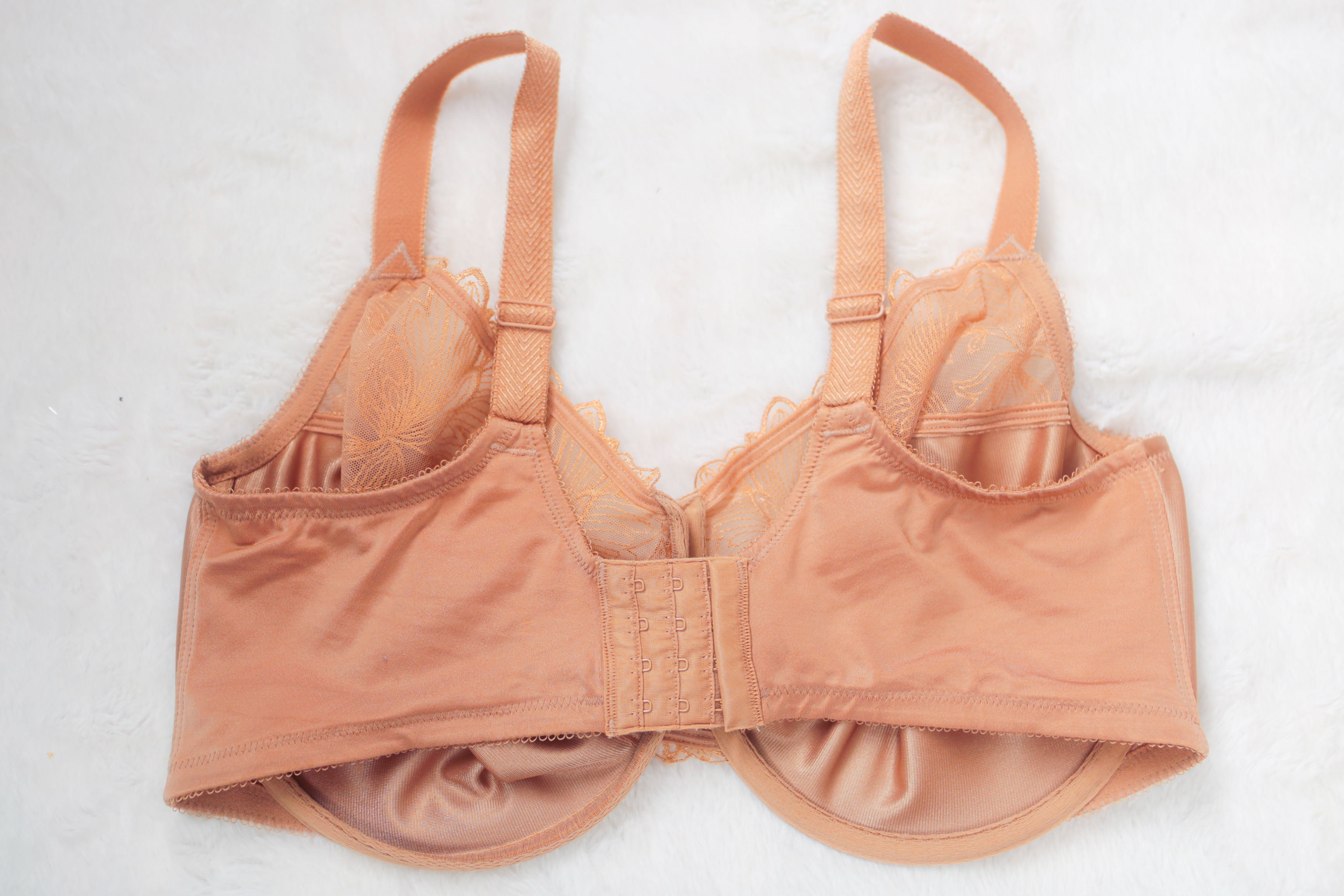 Wacoal US 42G UK 42F Slim Silhouette Minimizer 857361 Full-coverage Bra Beige