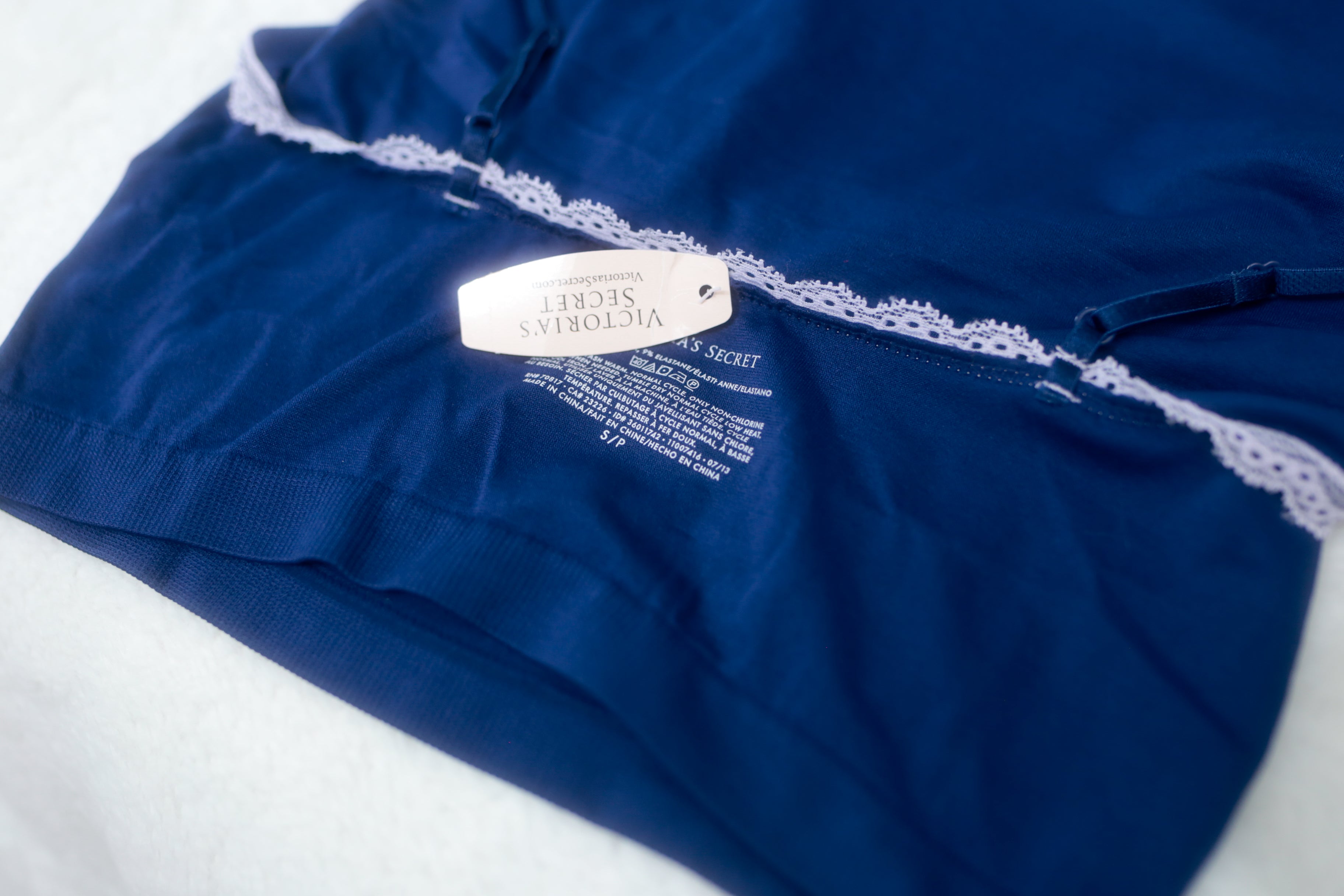 Victoria's Secret 2013 Blue Chemise Cami Lingerie: Size Small NEW