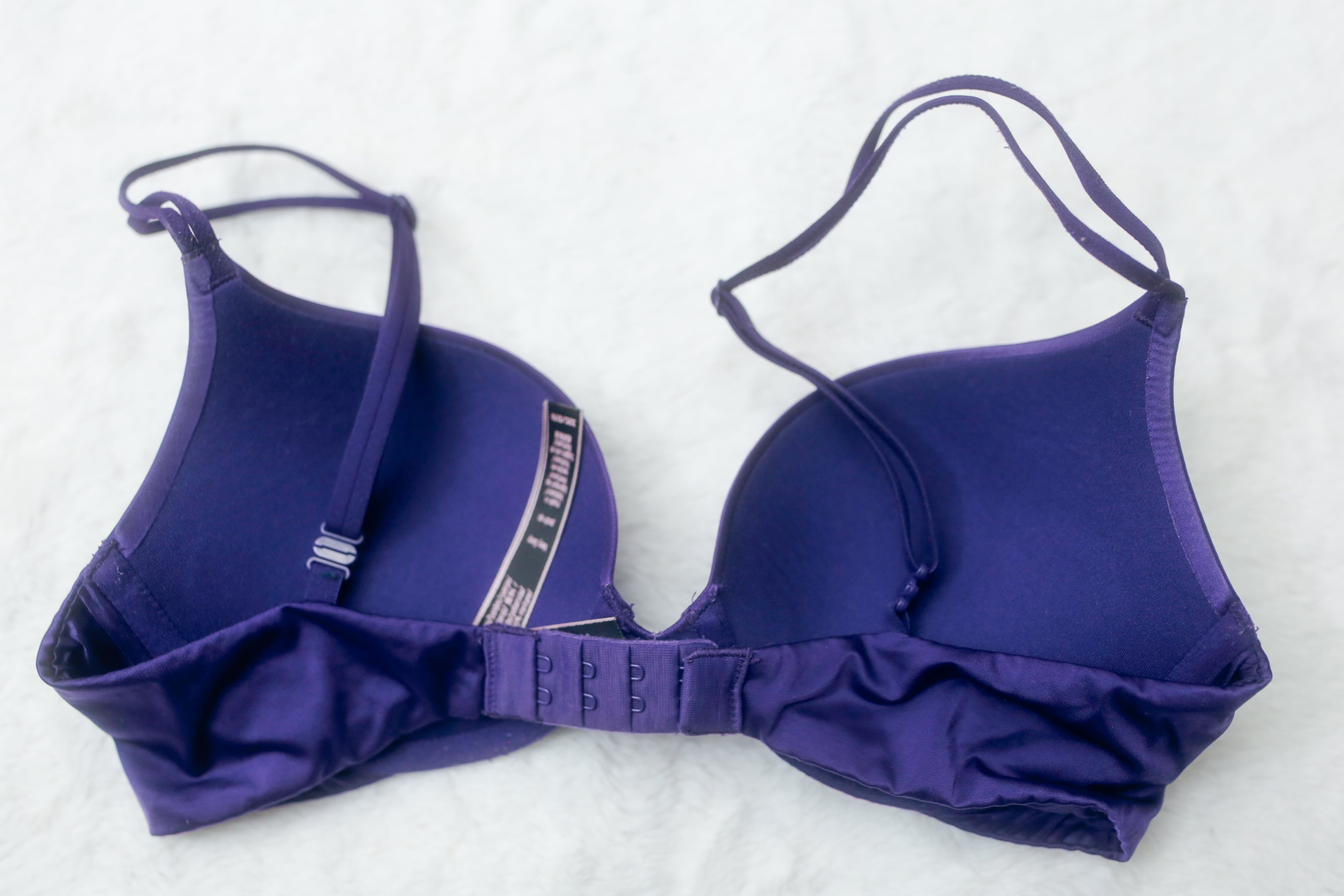 Victoria's Secret 32C Very Sexy Push-up Bra Purple Satin