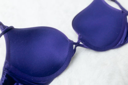 Victoria's Secret 32C Very Sexy Push-up Bra Purple Satin