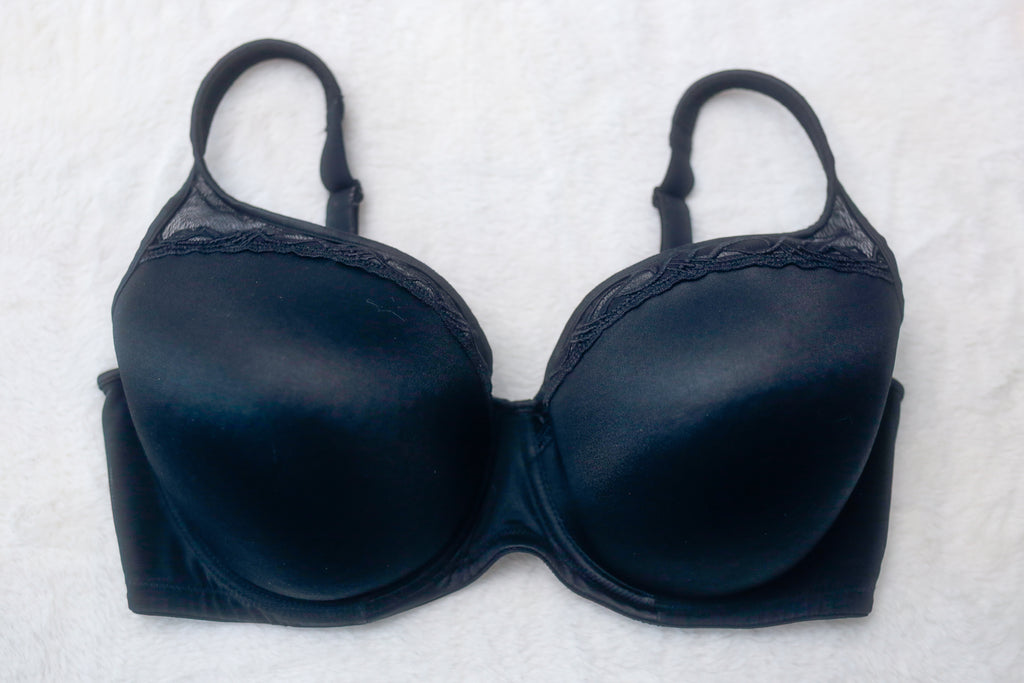 Soma 38DDD Breathe Beautifully Full Coverage Spacer Foam Bra Black