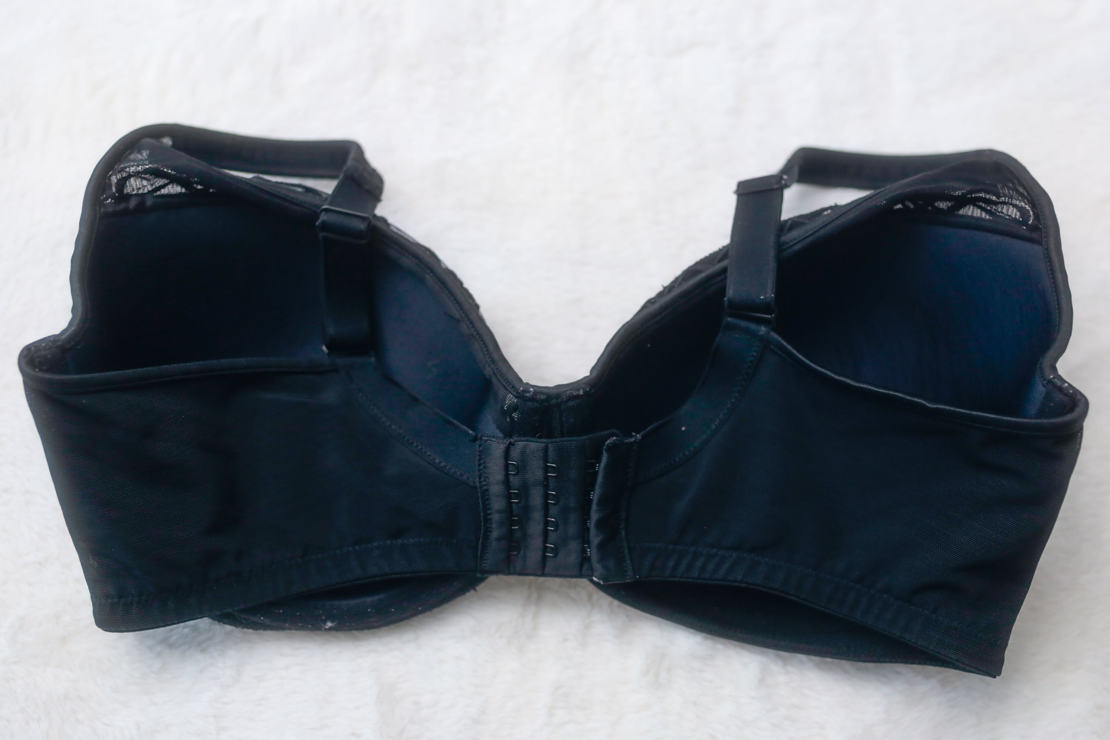 Soma 38DDD Breathe Beautifully Full Coverage Spacer Foam Bra Black