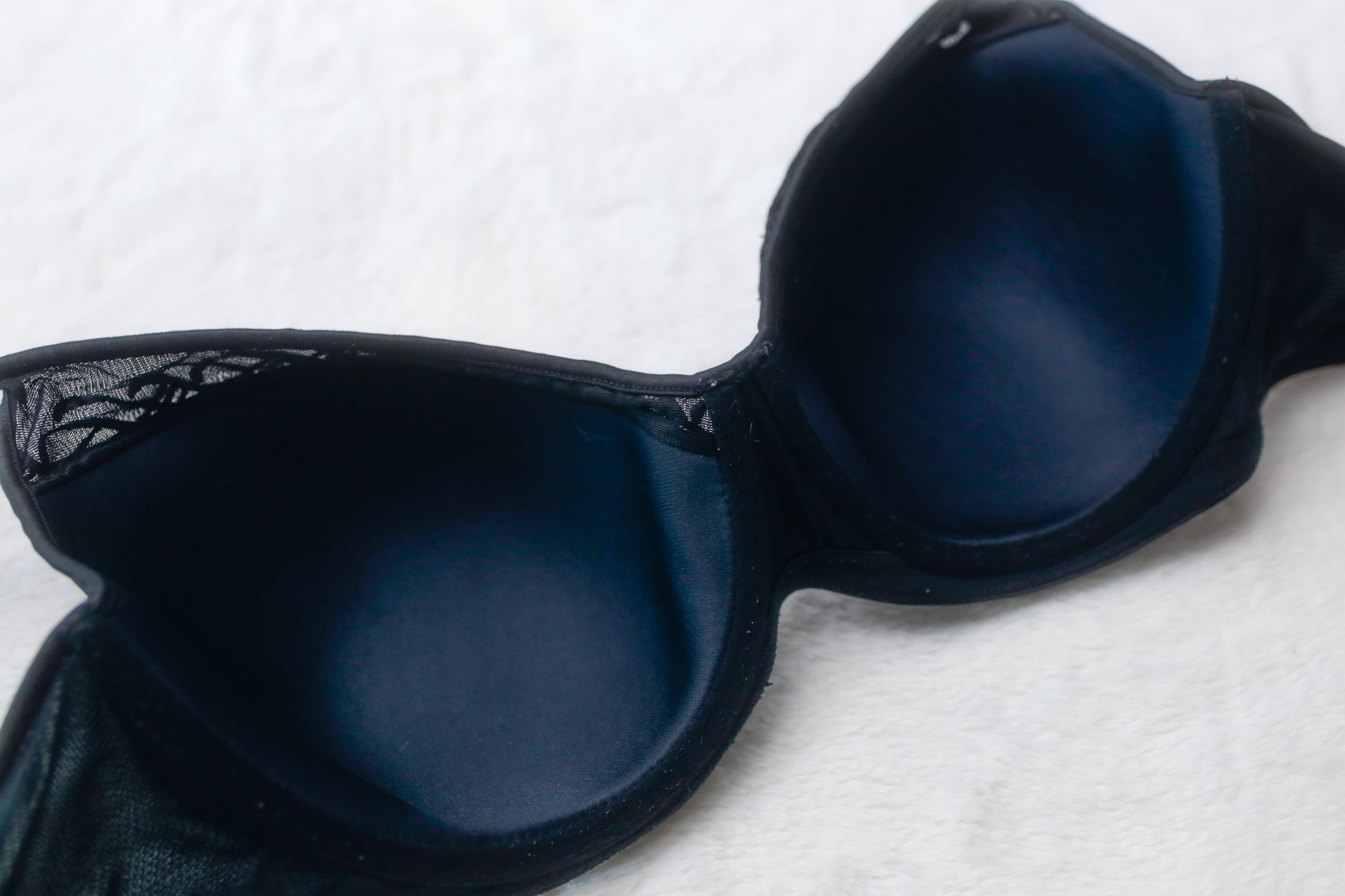 Soma 38DDD Breathe Beautifully Full Coverage Spacer Foam Bra Black