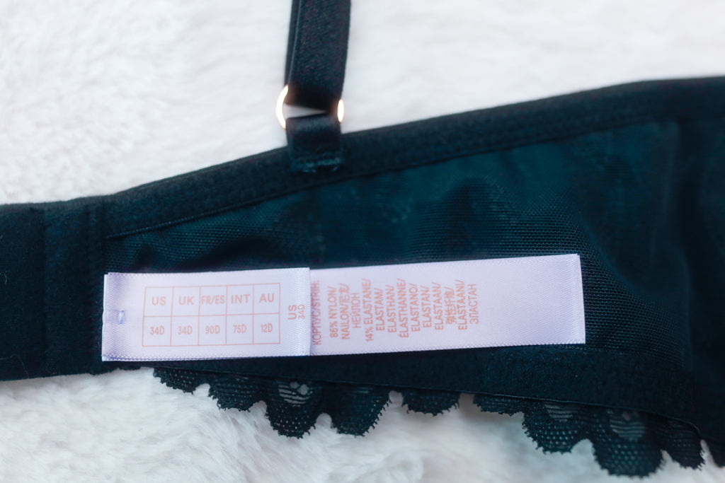 Savage X Fenty 34D Sheer Unlined Lace Balconette Bra Black NEW