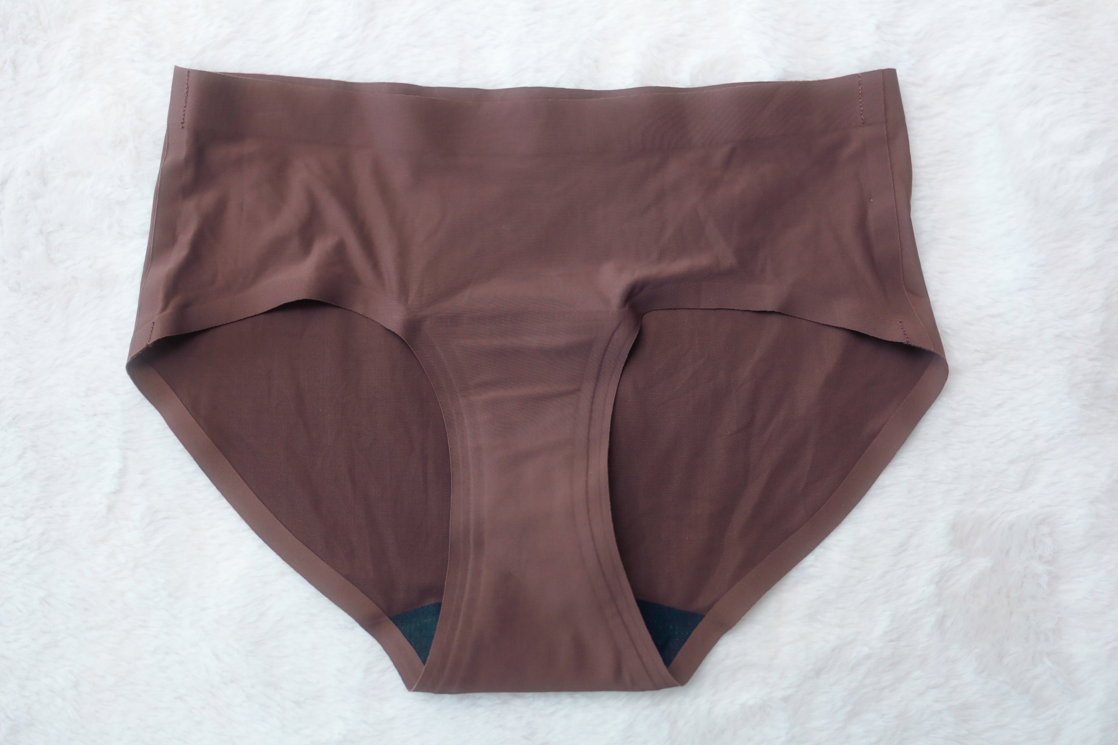 Knix Super Leakproof® No-Show French Cut Period Panties XS Brown NWOT